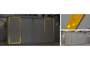 Reflectietape voor optimale zichtbaarheid van je brandwerende opslagcontainer