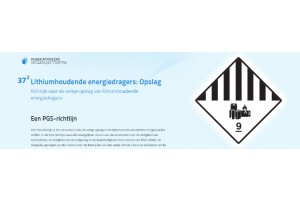 PGS 37-2 Richtlijn voor lithium-ion opslag definitief!