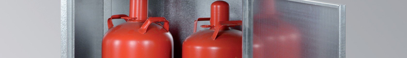 Gasflessenkasten voor kleine gasflessen