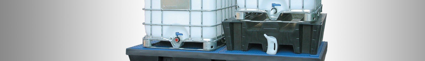 Lekbakken tot 1.000 liter verpakkingen