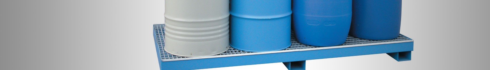 Lekbakken voor 200 liter vaten