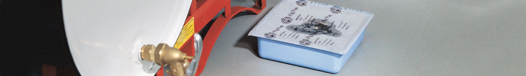 Absorptiekussens en pannen