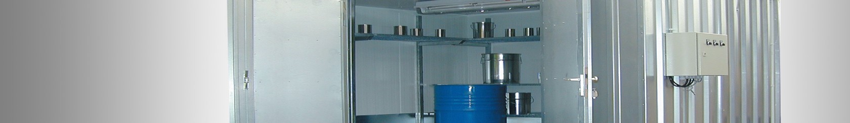 Geïsoleerde stalen milieucontainers