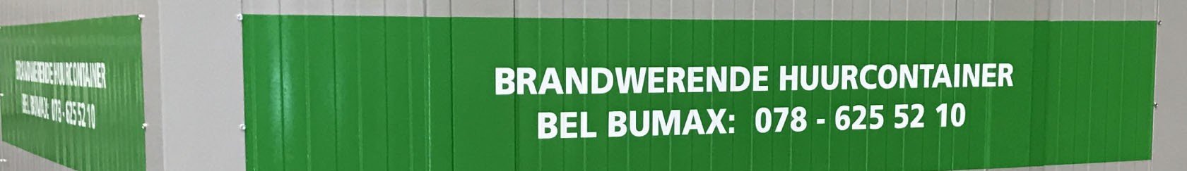 Brandwerende container huren