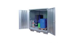 Geïsoleerde milieucontainer SLT2x2, voor geisoleerde opslag van gevaarlijke stoffen - Bumax