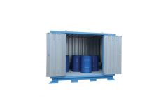 Stalen milieucontainer van Bumax type SLH 4 x 2