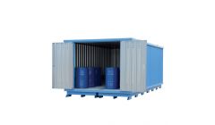 Stalen milieucontainer SLH 6 x 3 - extra breed