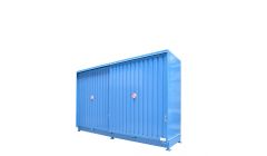 Stalen systeemcontainer WSC-F-E.3-60 - 24 vaten liggend