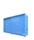 Stalen systeemcontainer WSC-F-E.3-60 - 24 vaten liggend