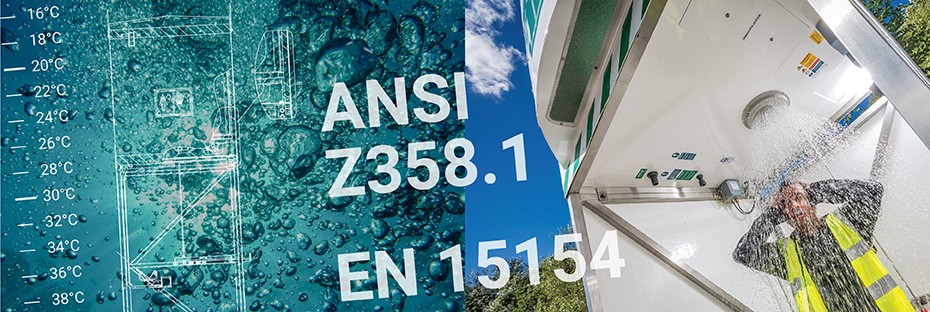 Veiligheidsdouches: Waarom lauwwarm spoelwater van groot belang is